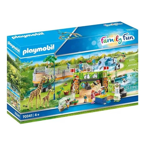 Playmobil Zoológico De Ciudad Grande, Multicolor, 23.0 X 4.9