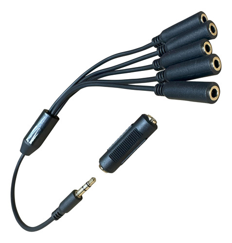 Diytech Splitter De Auriculares 5 Vías, Divisor De 35 Mm, 5