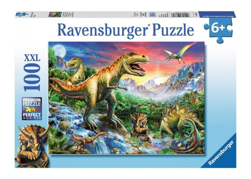 Puzzle Xxl Feroces Dinosaurios - 100 Piezas Ravensburger