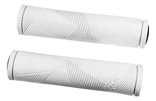 Manopla Bicicleta Mountain Bike Pro Slide On Sports Prgp0027 Cor branco