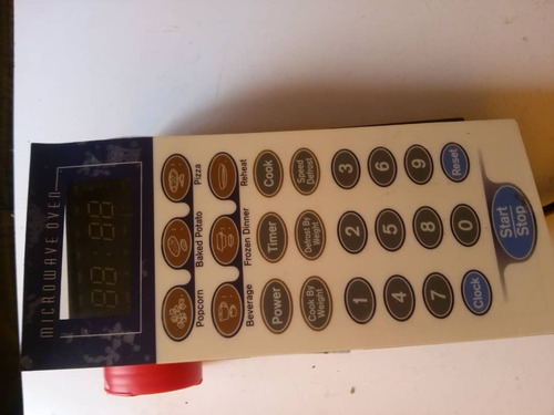 Imagen 3 de 3 de Control Y Teclado De Microondas