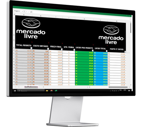 Planilha De Excel Controle Financeiro P/ Marketplace