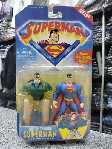 Dc Superman, Quick Change, Kenner, Animated Series!!