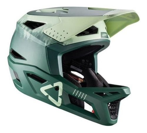 Capacete Leatt Mtb Gravity 4.0 Bike Verde Ivy