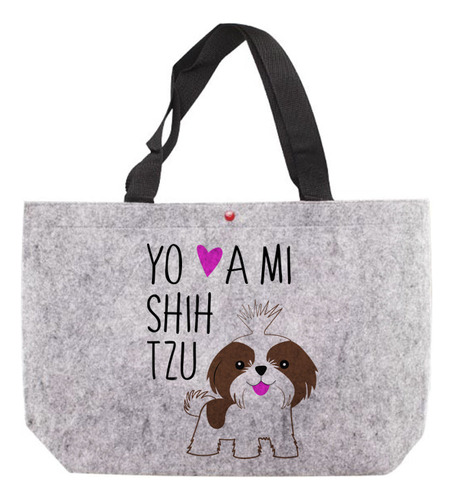 Bolso De Fieltro - Shih Tzu