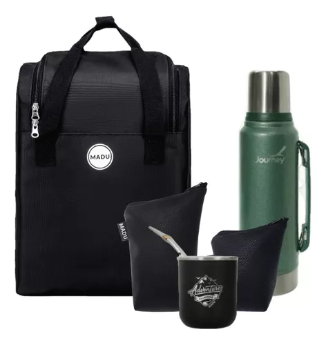 Juego De Mate Completo Termo Premium Bolso Kit Mate Madu