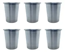 Comprar Set X6 Vasos Aluminio Fernet Fernetero Jarra Aluminio 500ml