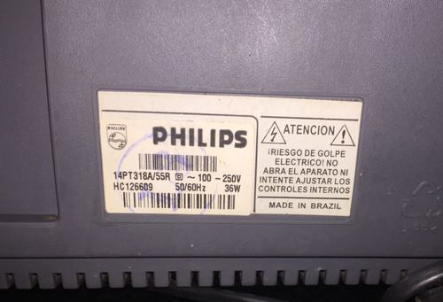 Imagen 6 de 7 de Televisor Philips Tv De 14 Pulgadas Con Control #70