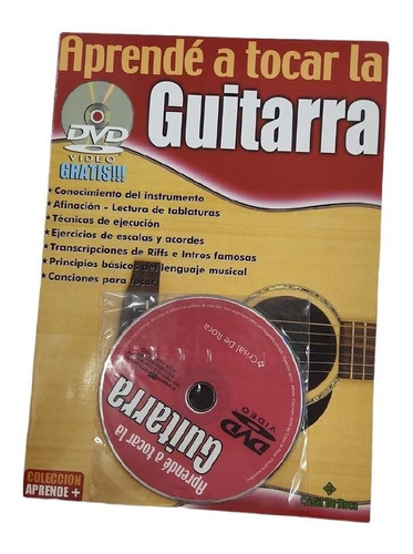 Aprende A Tocar Guitarra +dvd Libro Metodo Musicapilar