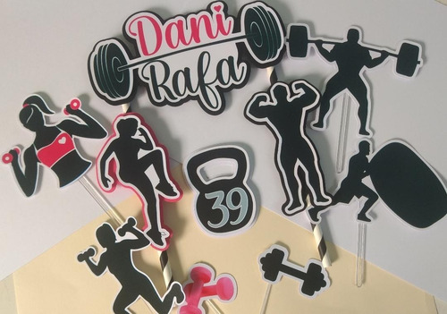 Topo De Bolo/cake Topper Academia 2