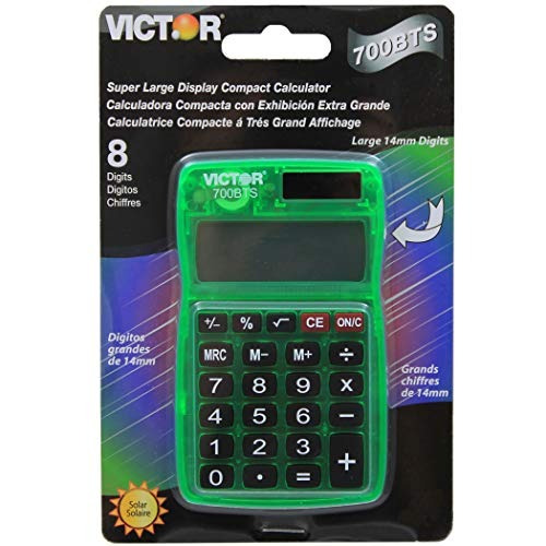 Victor Vct700btsbn De 8 Dígitos Calculadora De Bolsillo De E