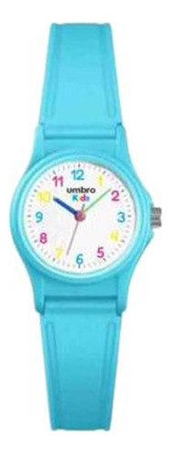 Relógio Umbro Infantil Menino Prova Dágua Azul Umb-k9-bl Cor do fundo Branco