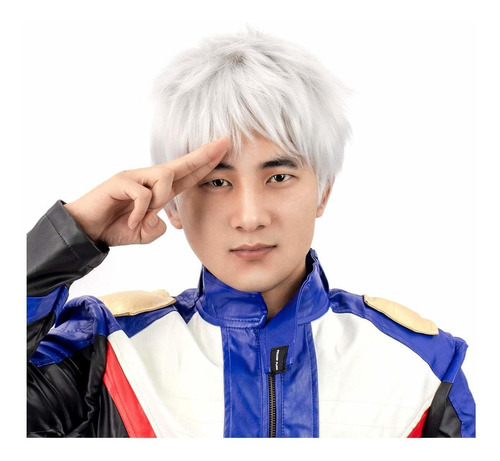 Para Soldier 76 Halloween Comic Cosplay White Short Whi...