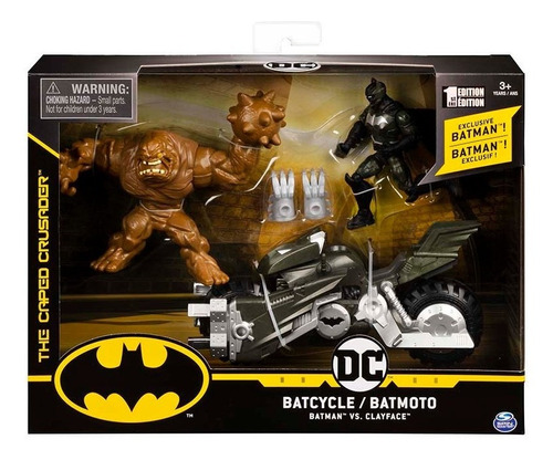 Batman Dc Batimoto Con Figuras 10 Cm Clayface 67811 Educando