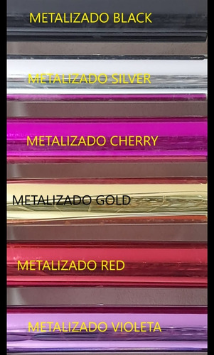 Vinilo Textil Metalizado Por Metro 