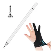 Comprar Kit Caneta Pencil Touch P Tablet Luva Palm Rejection E Ponta