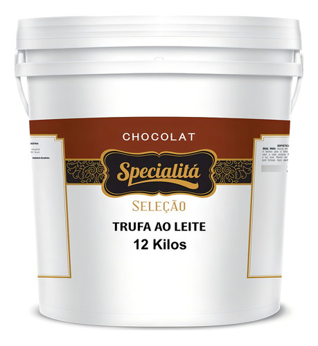 Pasta Trufa Ao Leite Specialita - 12 Kg