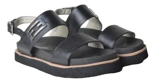 Imagen 3 de 5 de Zuecos Sandalias Ojotas De Mujer De Cuero Claim - Ferraro