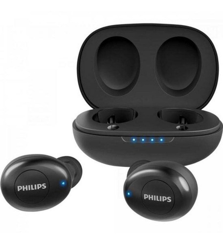 Fone Ouvido Philips Tws Taut102 Bk Sem Fio Preto