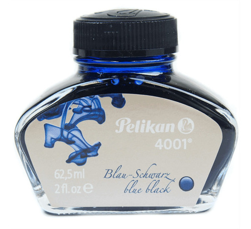 Tinta Para Caneta Tinteiro 62,5ml Blue Black Pelikan 4001
