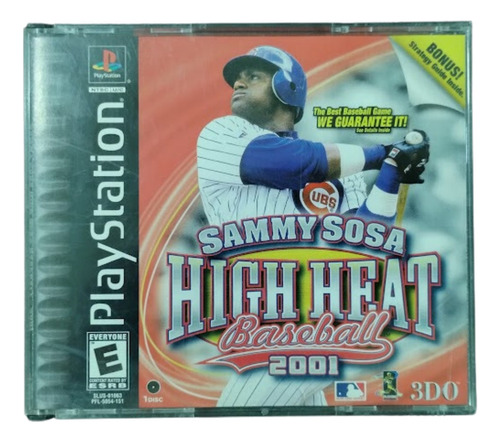 Sammy Sosa High Heat Baseball 2001 Juego Original Ps1/psx
