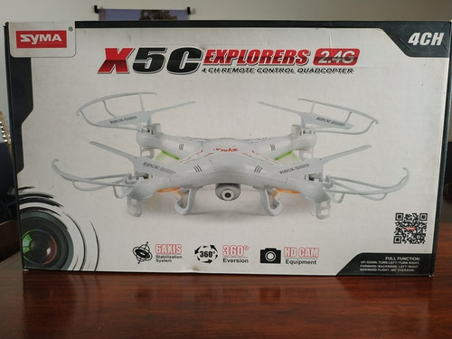 Drone Syma X5c Con Mejoras Y Accesorios Mas De 100mt Alcance