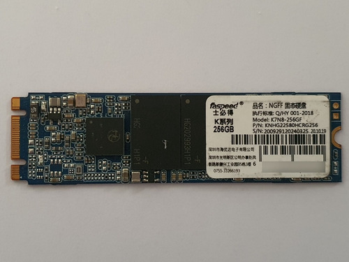 Ssd M.2 2280 Ngff De 256gb Faspeed