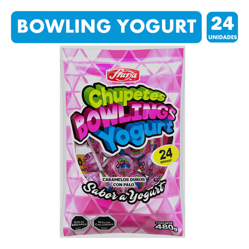 Bowling Yogurth - Coyac Clásico De Fruna (bolsa Con 24 Un)