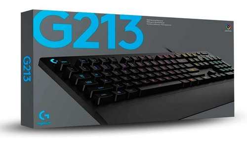 Teclado Logitech G213 Gamer Prodigy Luz Led Rgb - Negro