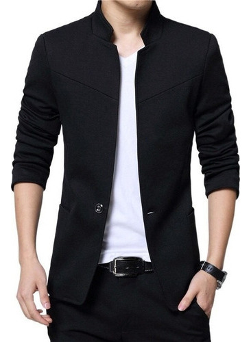 Blazer Modern Elegant With Mao Slim Fit M É Xico [u]