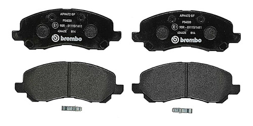 Set-4 Balatas Delanteras Mitsubishi Asx 14/15 Brembo