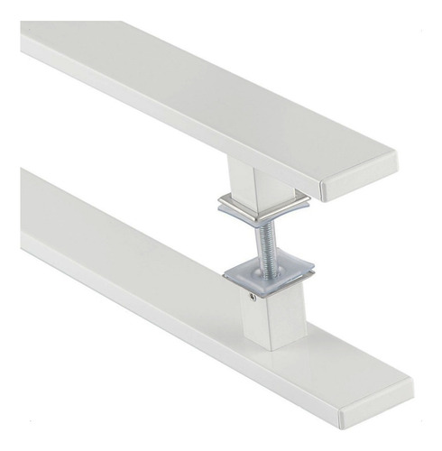 Puxador Porta 40cm Flat Aluminum Cor Branco