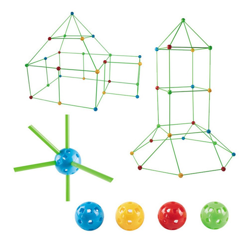Imagen 8 de 9 de Kit De Construcción De Bricolaje Para Niños Construyen Tiend