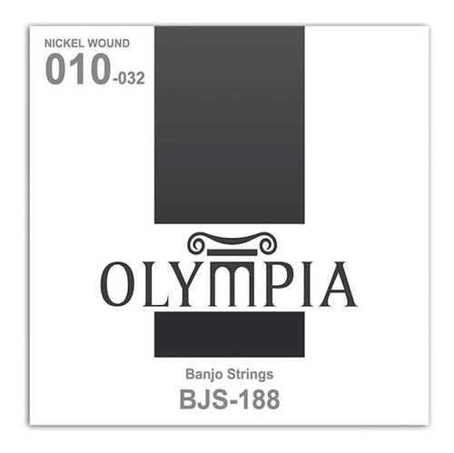 Encordado Olympia Bjs188 Para Banjo De 4 Cuerdas .010-032