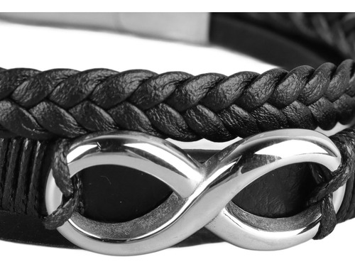 Pulseira De Fivela Magnética Em Formato De Número Infinito