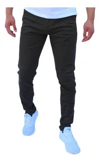 Pantalon Skinny De Gabardina Strech John Silver Para Hombre