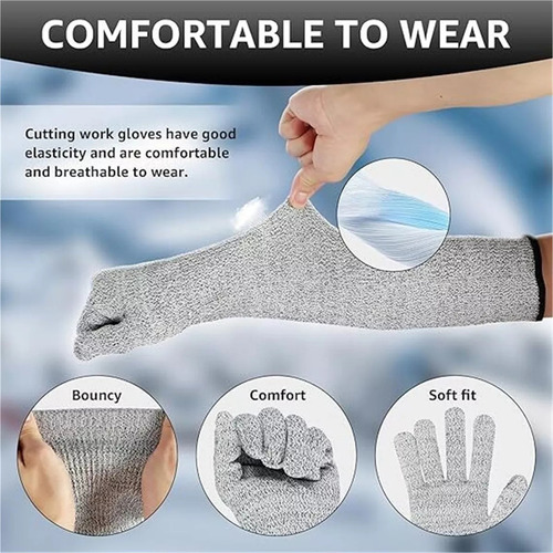 Guantes Resistentes A Cortes Para Protección De Brazos