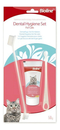 Kit Higiene Dental  Para Gatos Sabor Cheese