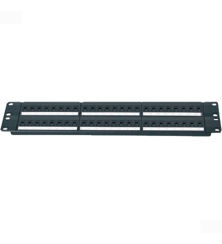 Patch Panel Cat6 48 Puertos Jacks Incluidos 2ur Ens-pa48p7