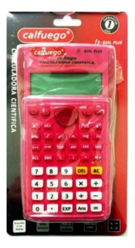 Calculadora Cientifica Calfuego Fs-82 Al Plus College 94-143 Color Negro