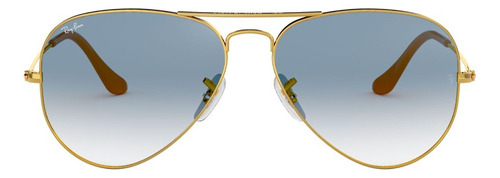 Gafas De Sol Ray Ban Aviator Mujer Y Hombre Originales Color Dorado