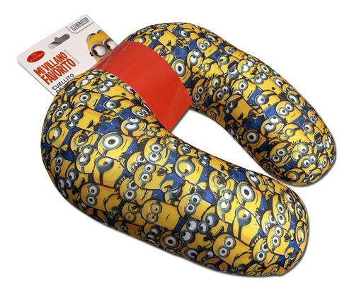 Almohada Cuello Relax Viaje Cervical Confort Minions Chicos