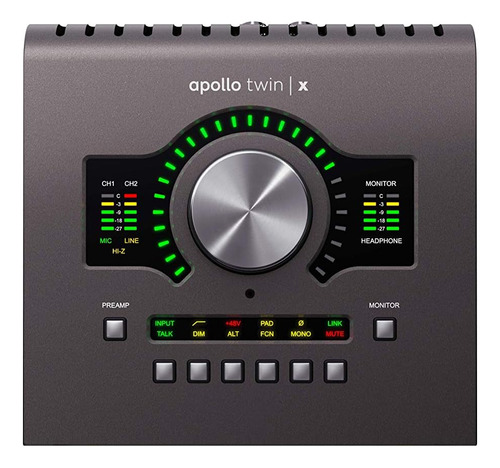 Audio Universal Apollo Twin X Quad Thunderbolt 3 Interfaz De