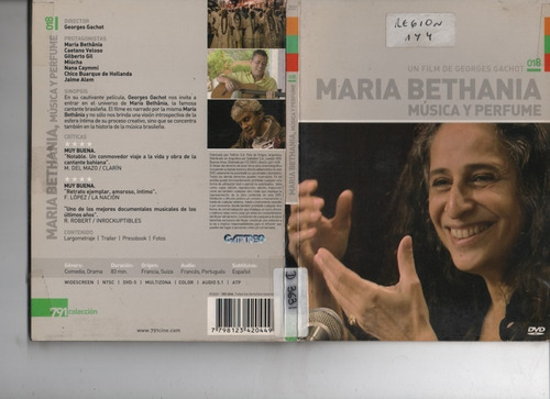 Maria Bethania Música Y Perfume - Dvd Original - Buen Estado