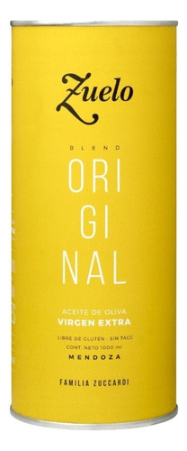 Aceite De Oliva Zuelo Original Lata 1l Extra Virgen Sin Tacc