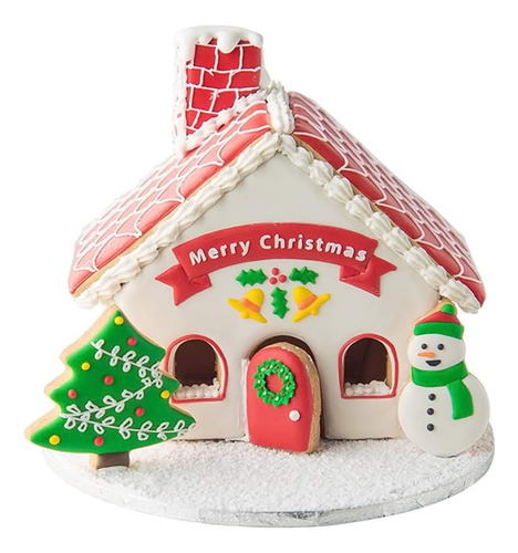 Gingerbread House - Cortador De Galletas Con Plantillas A Ju