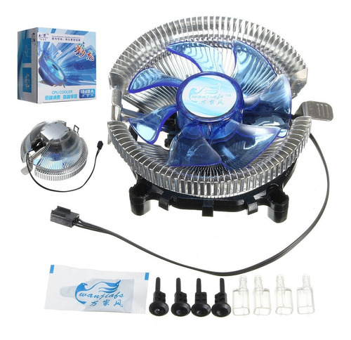 Led Cpu Cooler Disipador Para Intel Lga775 1155/1156 I3/i5/i