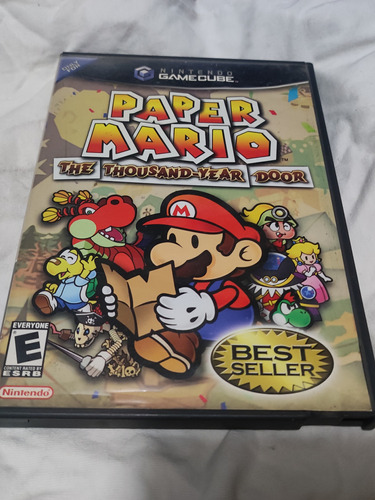 Paper Mario Para Consola Nintendo Gamecube Completo