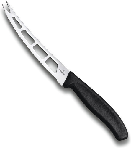 Cuchillo Victorinox Para Queso Y Mantequilla 13cm 6.7863.13b Color Negro