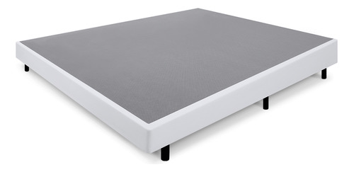 Cama Box Casal Anti Refluxo Branco Inclinada 138x188cm Bf Colchões